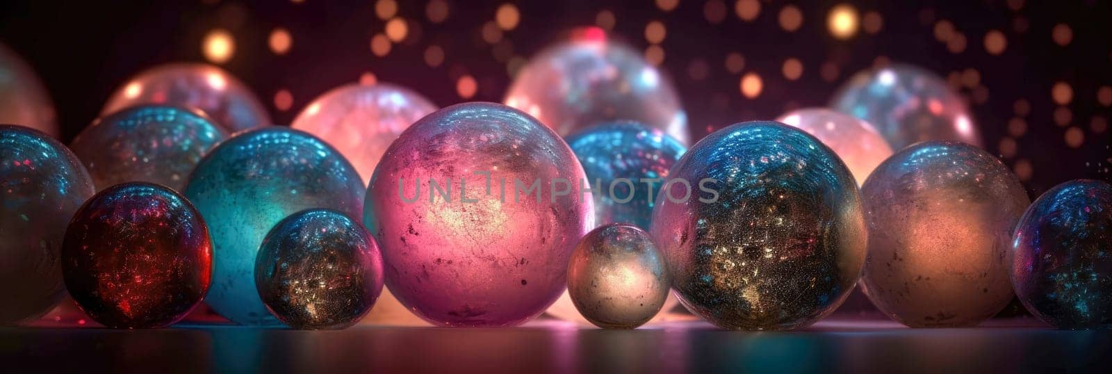Glass ball decoration - AI generated