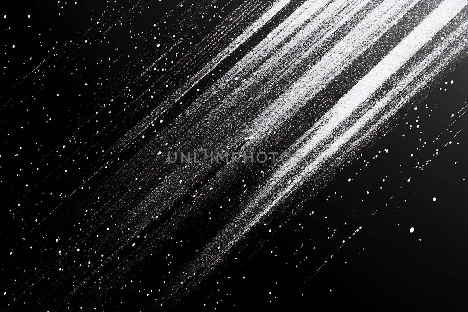 Dynamic lines create an abstract representation against a dark background, conveying movement and energy with scattered particles for depth.