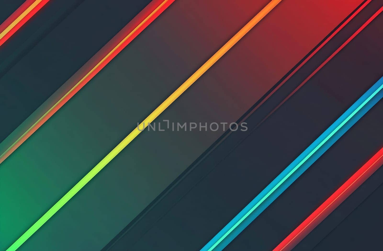 Bright lines in various colors create a dynamic pattern over a deep black background, enhancing visual contrast and energy.