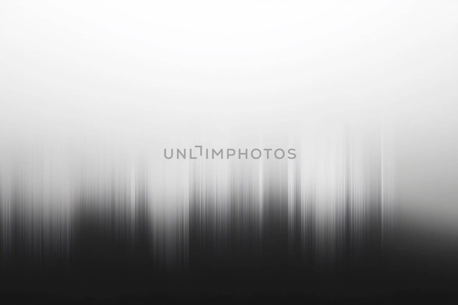 A smooth gradient transition creates an ethereal feel, showcasing shades of gray blending seamlessly. The artwork evokes calmness and mystery.