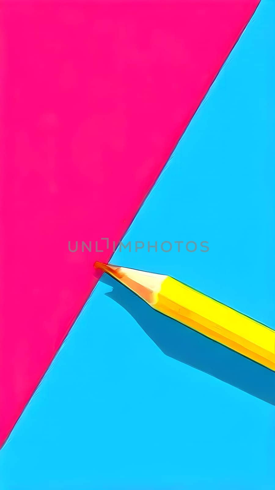 pop art wallpaper background in blue, yellow, pink and red hues