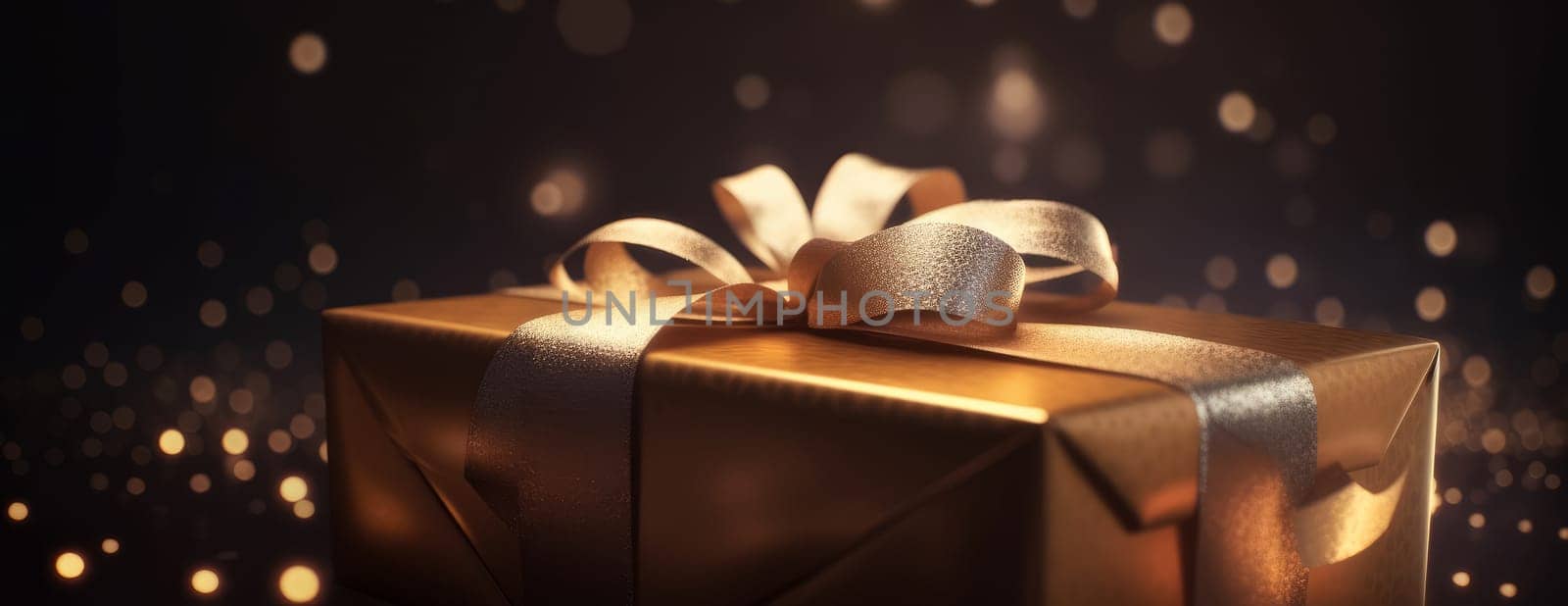 A closeup of a present - AI generated