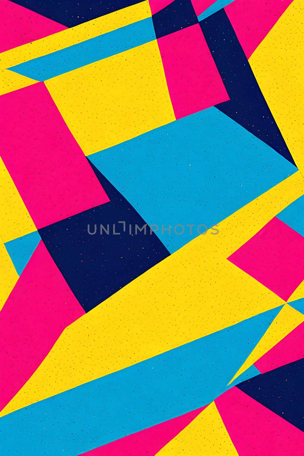 pop art wallpaper background in blue, yellow, pink and red hues