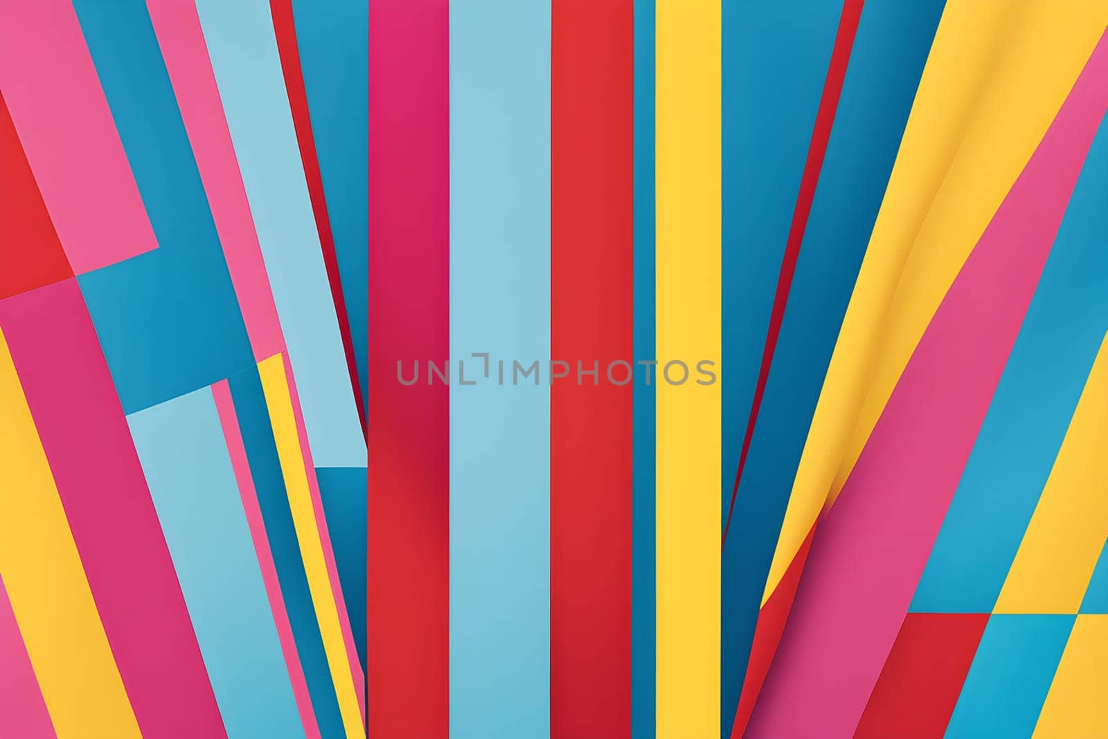 pop art wallpaper background in blue, yellow, pink and red hues