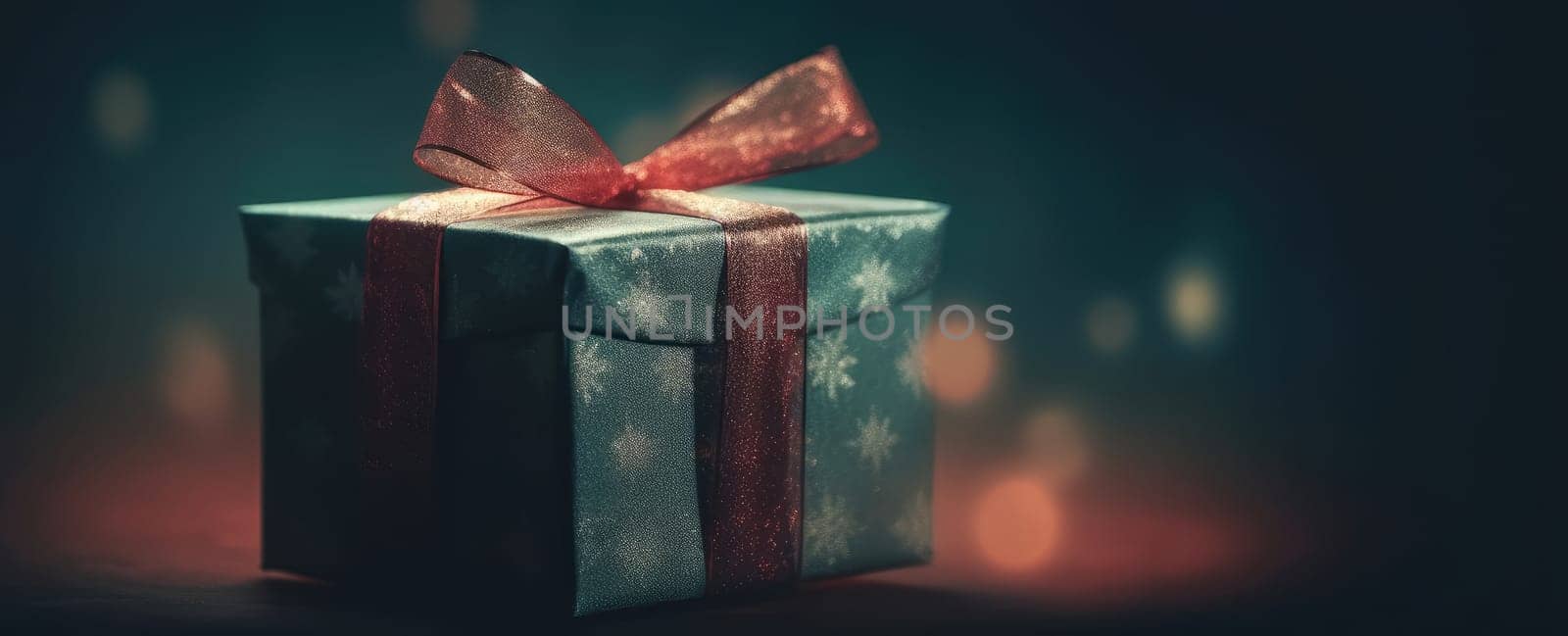 A closeup of a present - AI generated