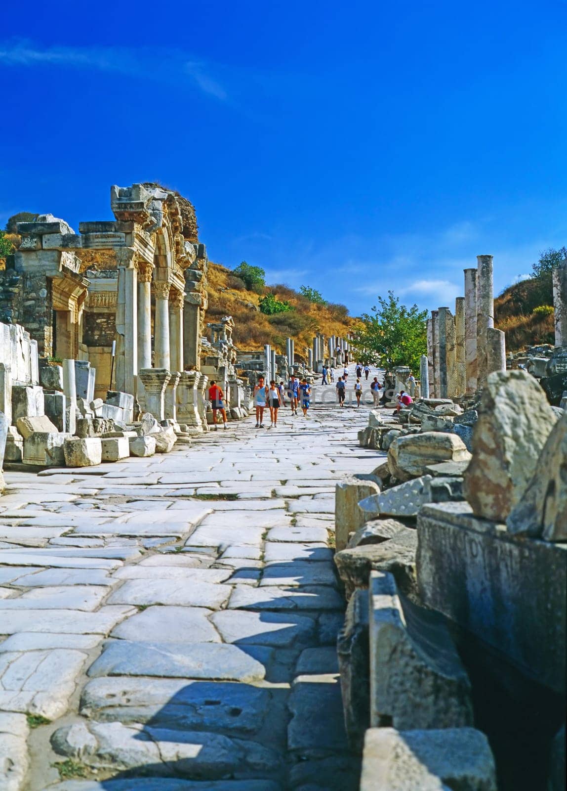 Temple of Hadrian on Curetes Street in Ephesus, Turkey