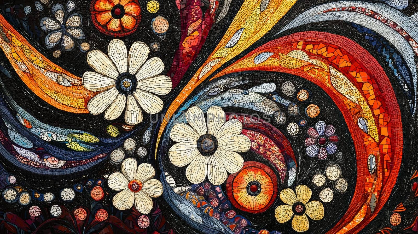 A vibrant depiction of Aboriginal Dreamtime art, featuring intricate patterns, symbolic designs, and earthy tones that convey the spiritual connection to land and ancestry. This artwork embodies storytelling, tradition, and the profound cultural heritage of Australia's First Nations people.