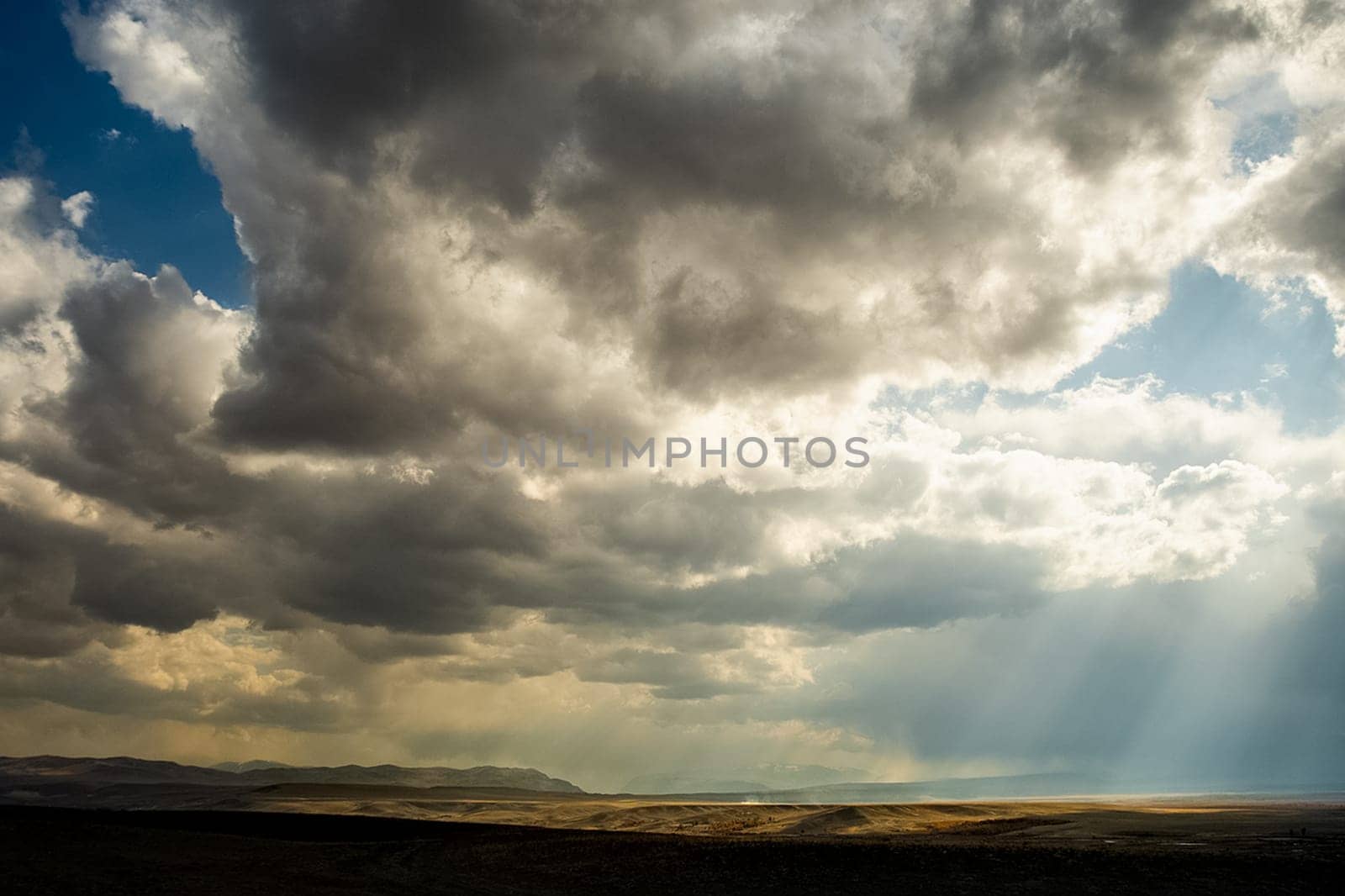 The altai mountains. The landscape of nature on the Altai mountains and in the gorges between the mountains.