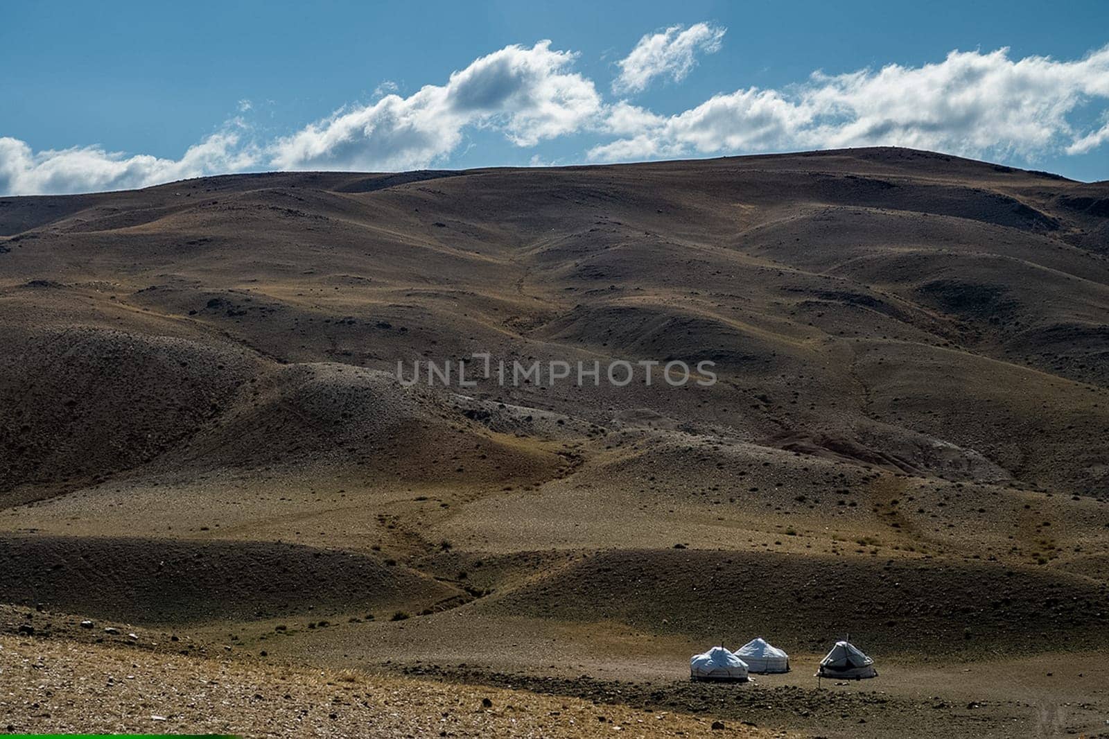 The altai mountains. The landscape of nature on the Altai mountains and in the gorges between the mountains.