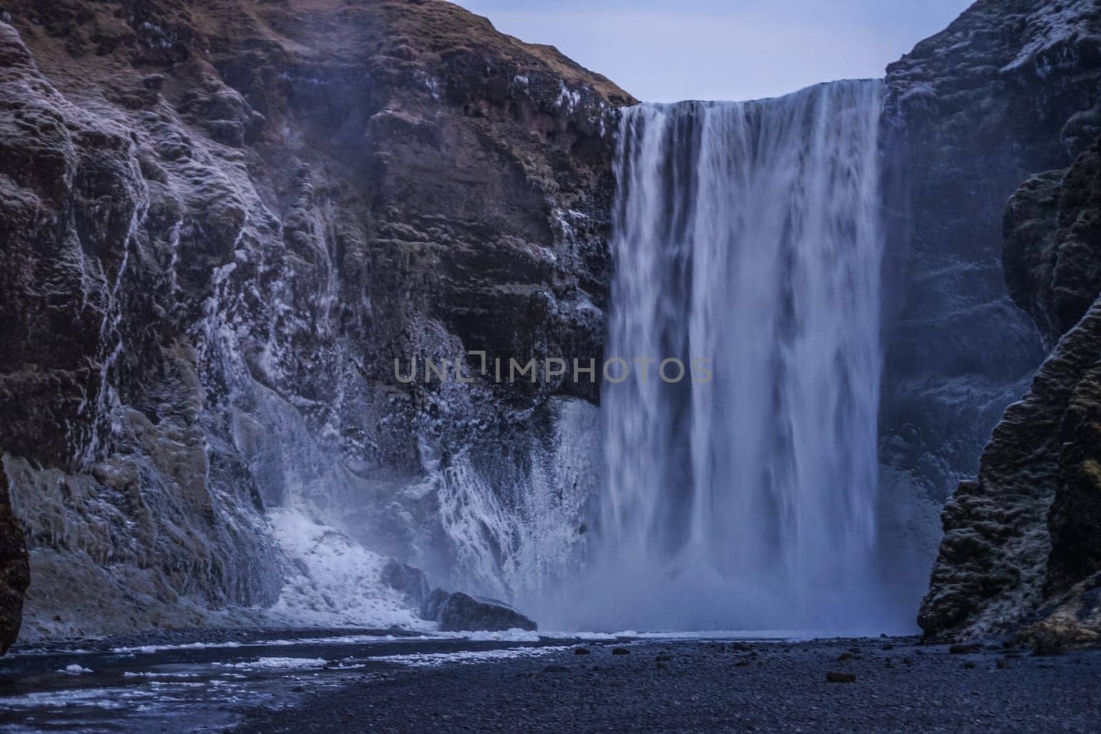 Skuga fosse waterfall. Shooting Location: Iceland