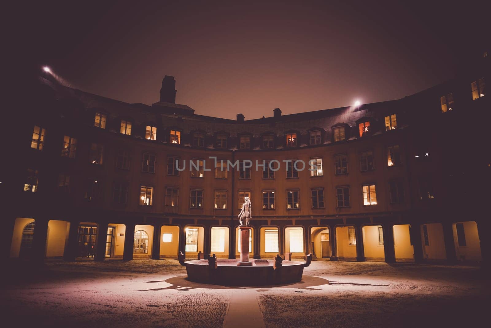Gumlastan Old Town cityscape (Stockholm). Shooting Location: Sweden, Stockholm