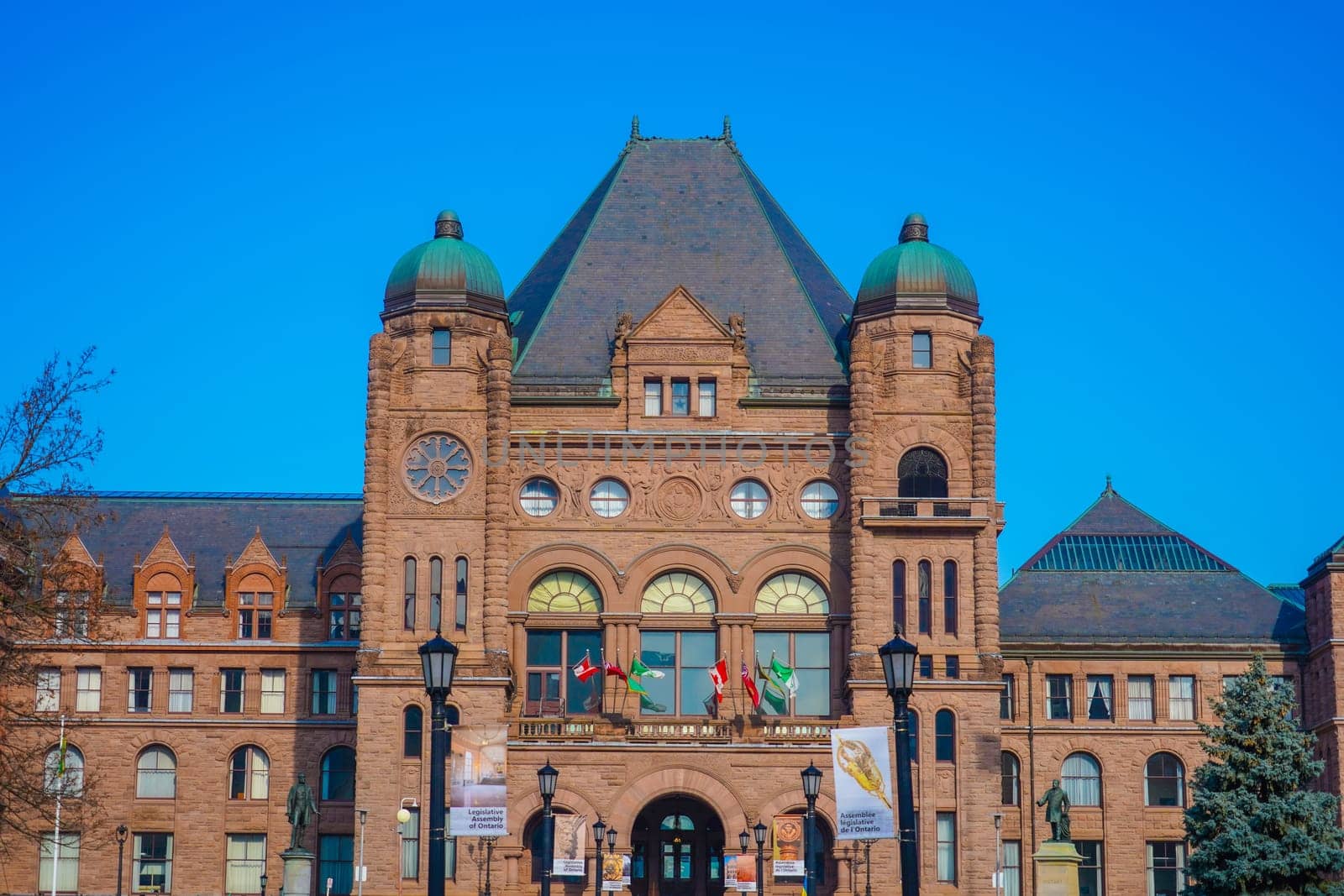 Ontario Parliament House and Gardens. Shooting Location: Toronto