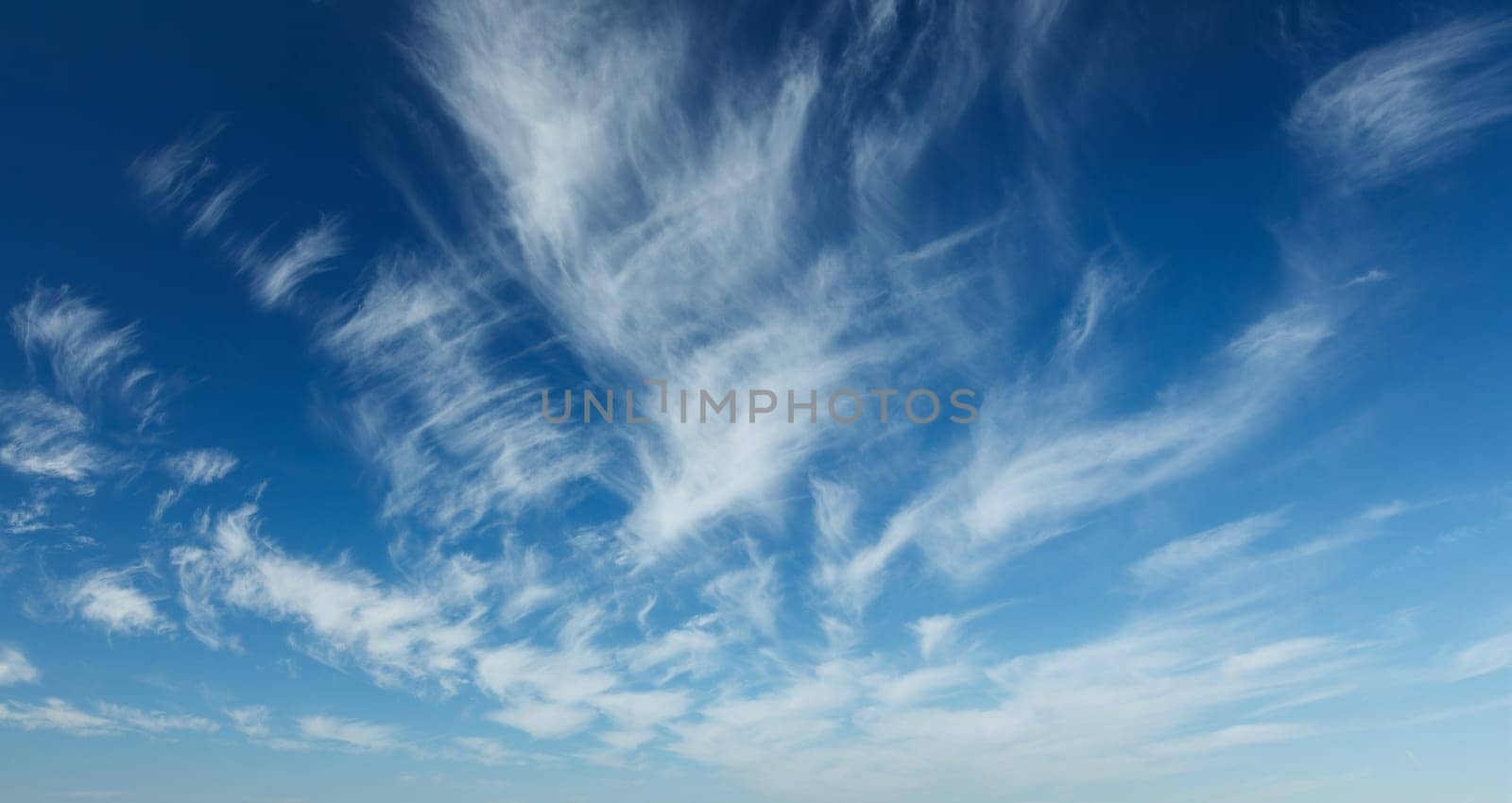 Peaceful and serene sky with clouds background