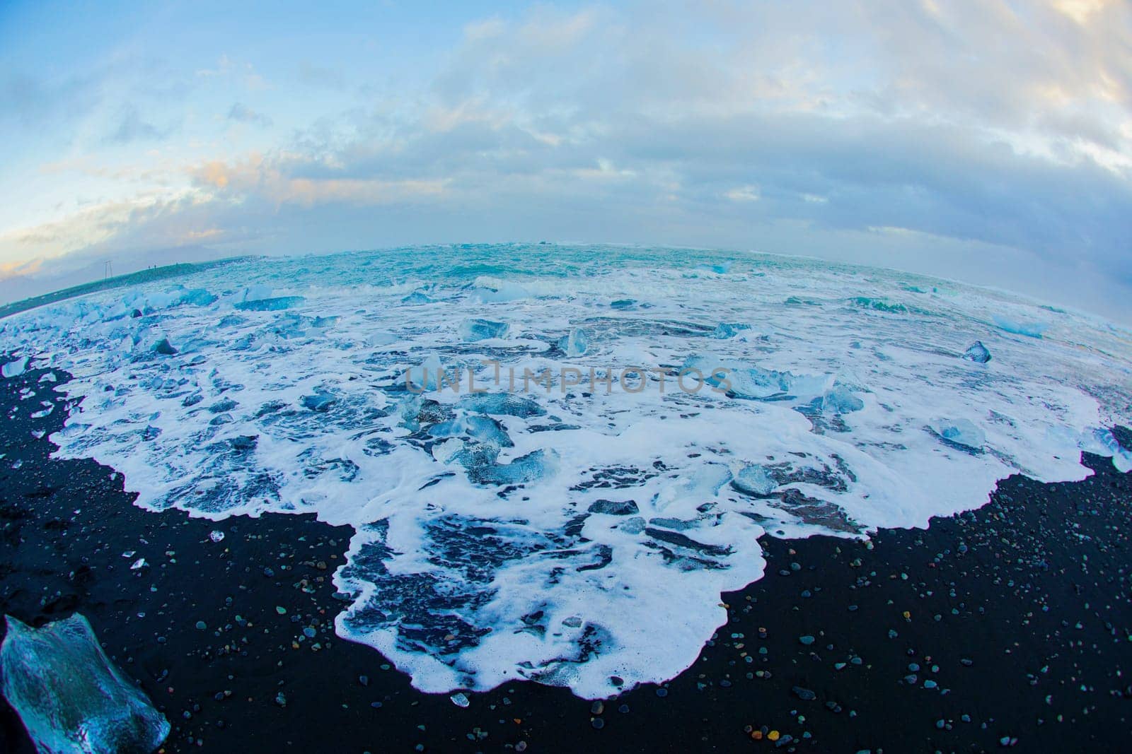 Yorkels Aur Roon Glacier Lake. Shooting Location: Iceland