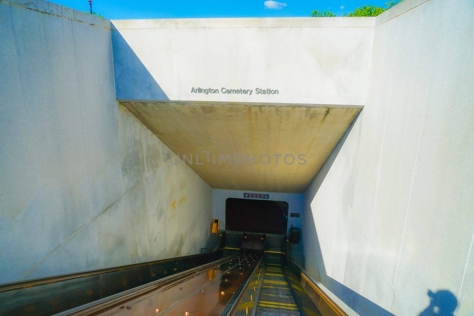 Aurlington station escalator. Shooting Location: Washington DC