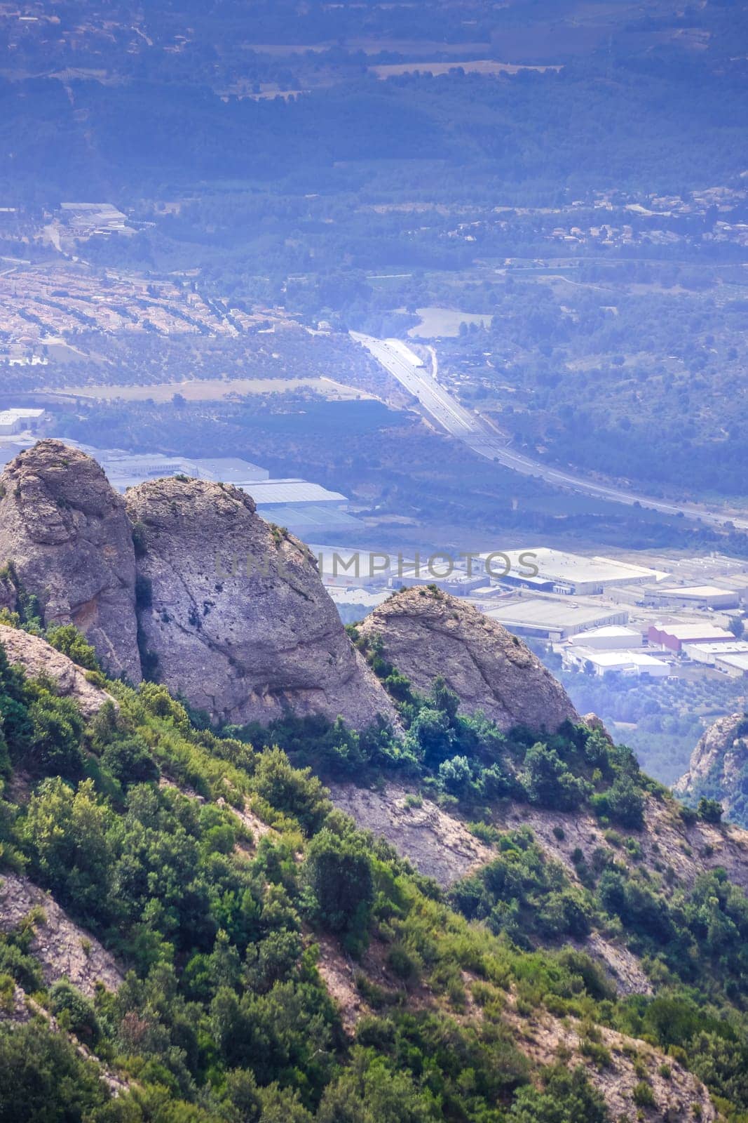 Montcerats strange rock (Spain Barcelona). Shooting Location: Spain, Barcelona