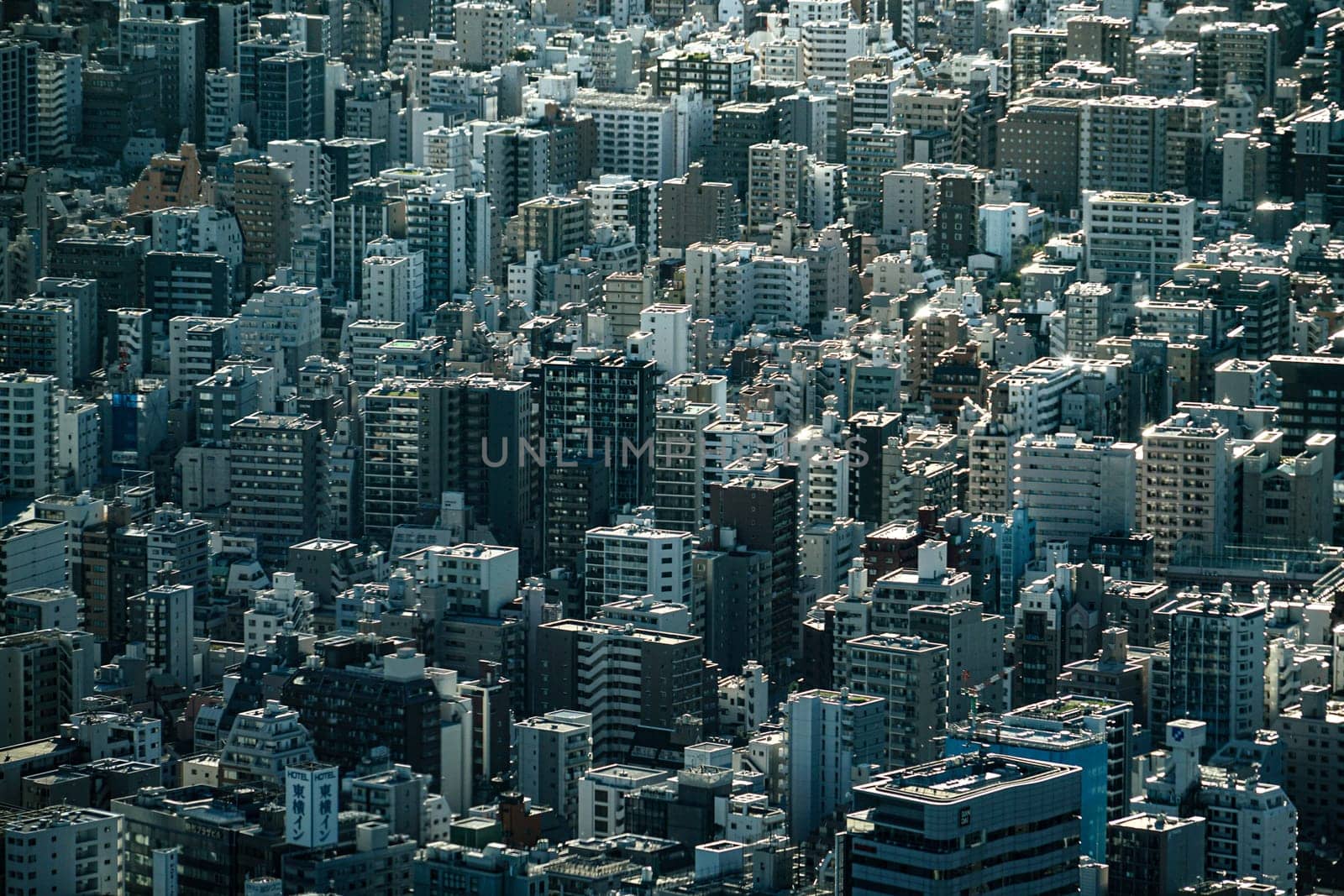 Building group in central Tokyo. Shooting Location: Chuo-ku, Tokyo