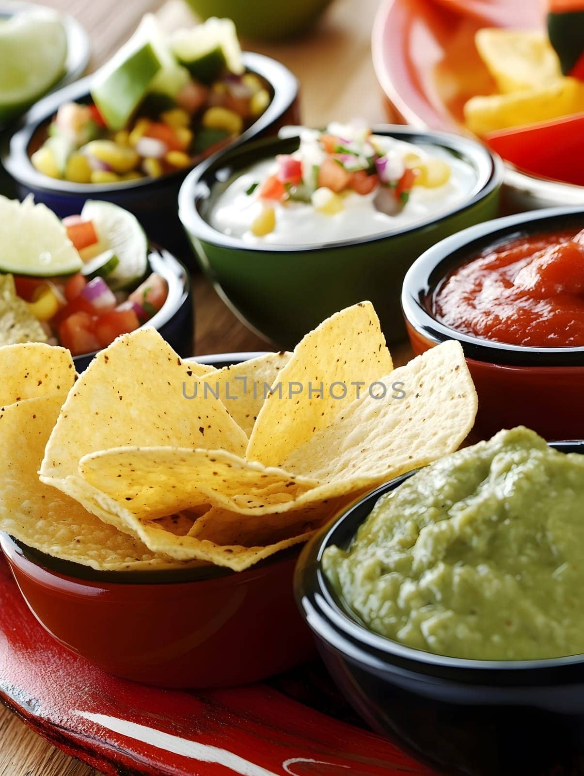 Tortilla chips party snack crunchy yellow unhealthy food meal