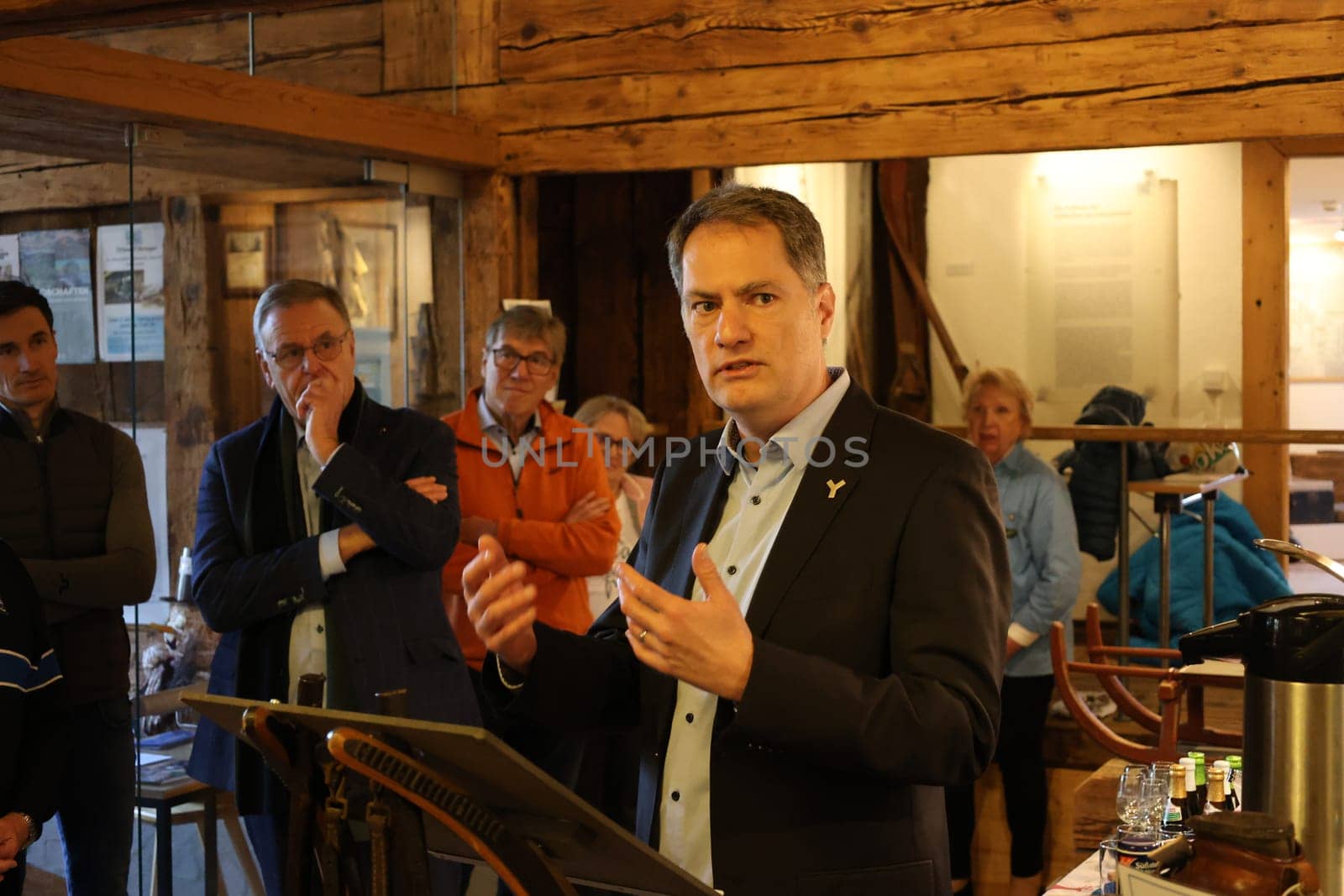 Developer Prof. Thomas Wagner (VRCoaster/Kaiserslautern) at the press event VR-Experience Europapark Rust Hinterzarten
