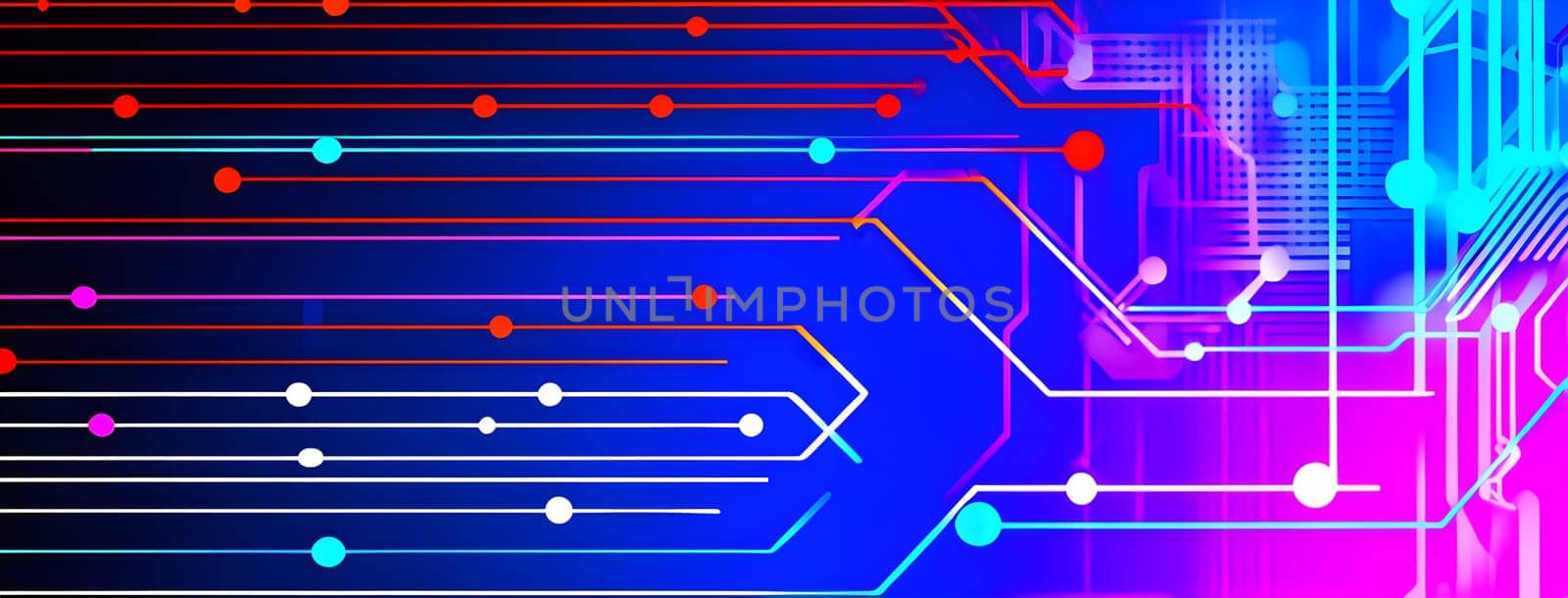 Converging digital lines and sport athletes silhouettes in vibrant colors, creating an abstract pattern to show AI’s impact in sports training