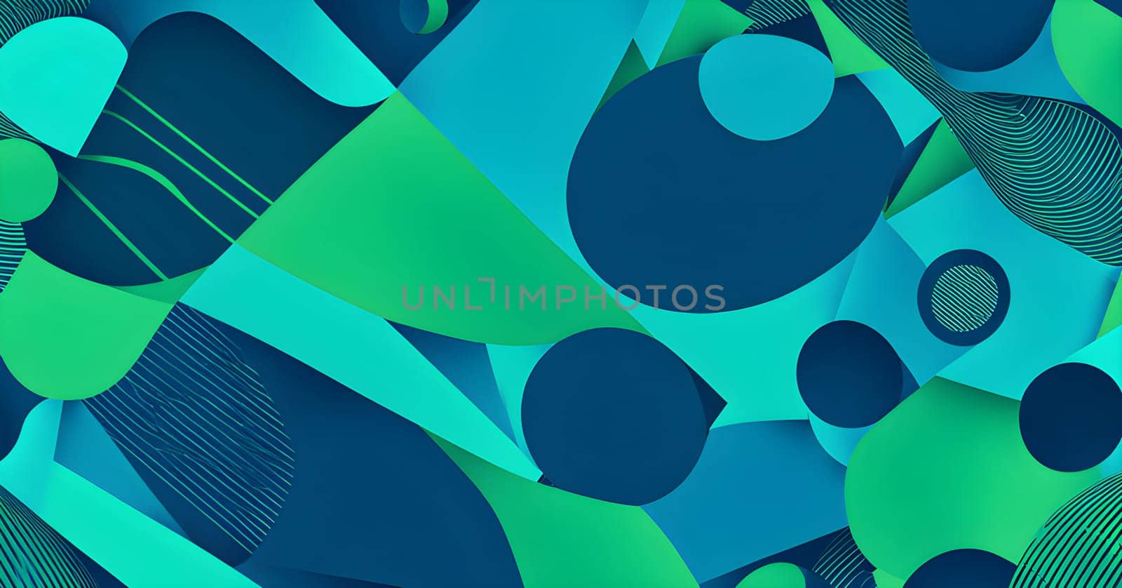 Converging digital lines and sport gear silhouettes creating an abstract pattern to show AI impact in sports training