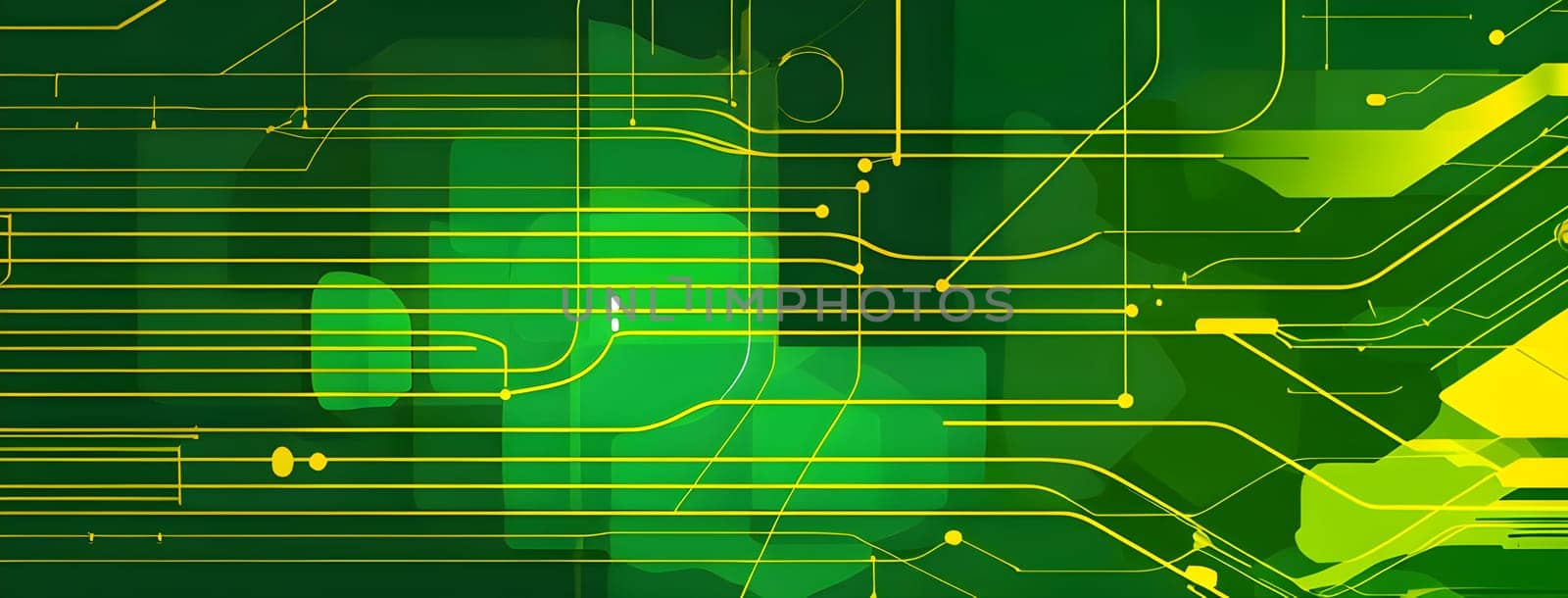 Converging digital lines and sport gear silhouettes creating an abstract pattern to show AI impact in sports training