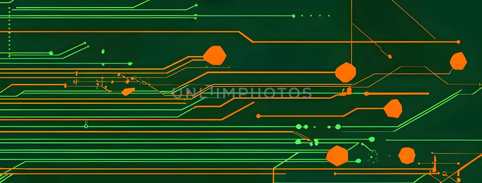 Converging digital lines and sport gear silhouettes creating an abstract pattern to show AI impact in sports training
