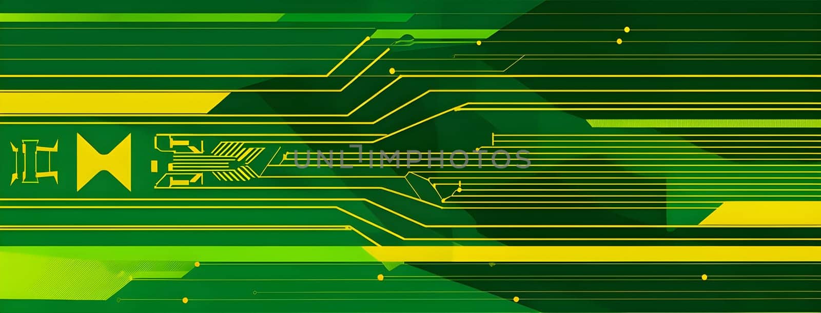 Converging digital lines and sport gear silhouettes creating an abstract pattern to show AI impact in sports training
