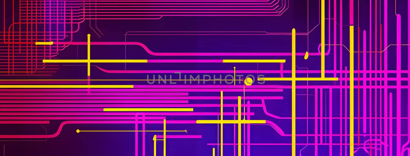 Converging digital lines and sport gear silhouettes creating an abstract pattern to show AI impact in sports training