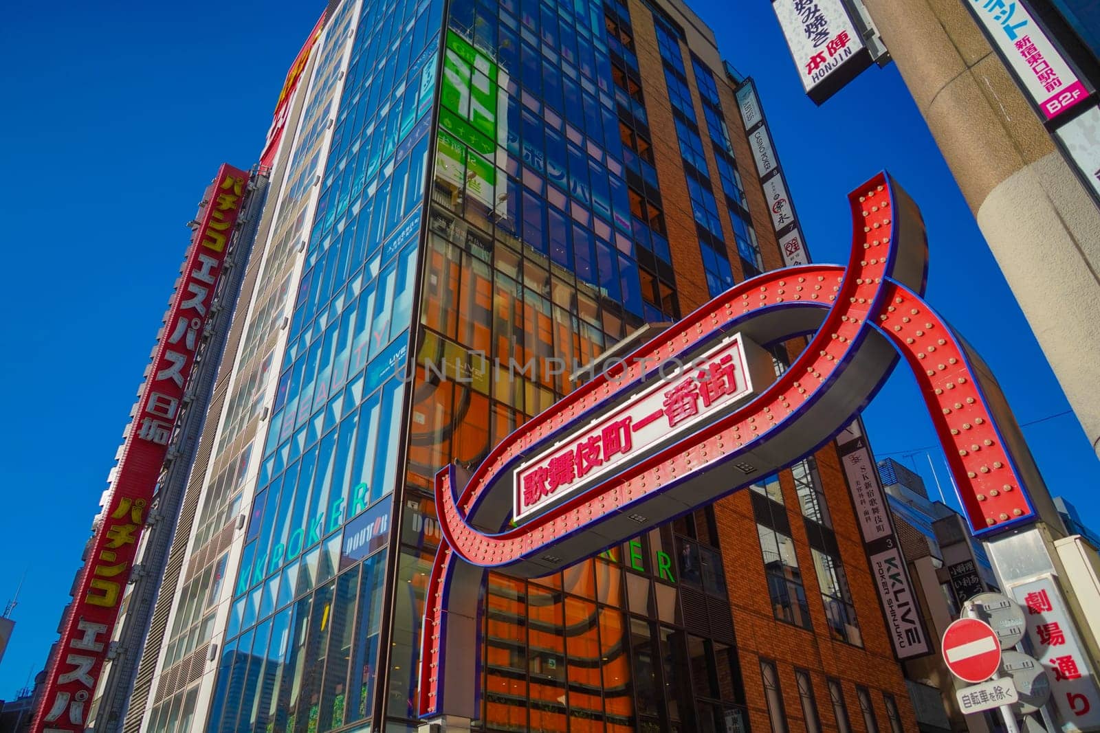 Kabukicho neon street. Shooting Location: Shinjuku Ward, Tokyo