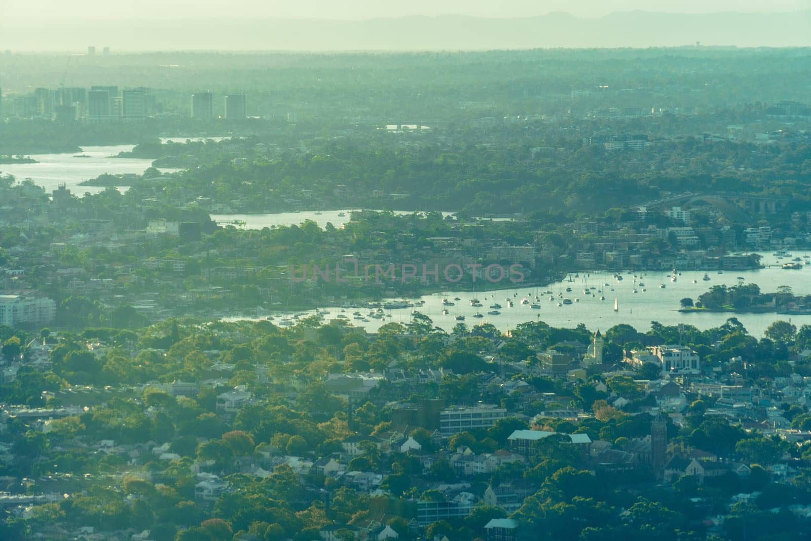 Sydney city and waterfront. Shooting Location: sydney, australia