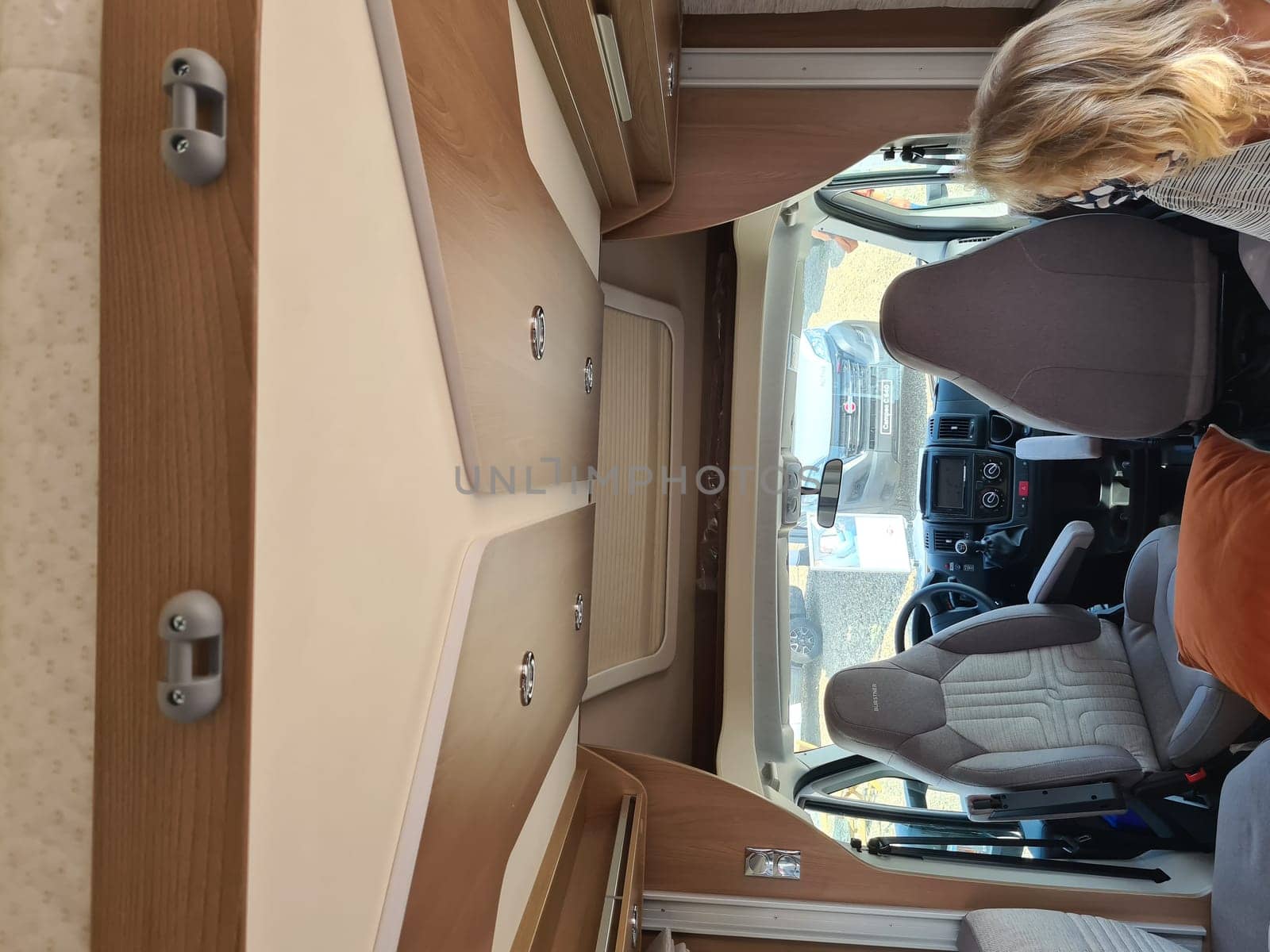 MUELHEIM RUHR  NRW  GERMANY -SEPTEMBER  13  2020: Muelheim Ruhr, Nrw, Germany-September 13, 2020:   Motorhomes and campers for sale or rent. Concept freedom, family holiday travel, vacation travel with camper.
