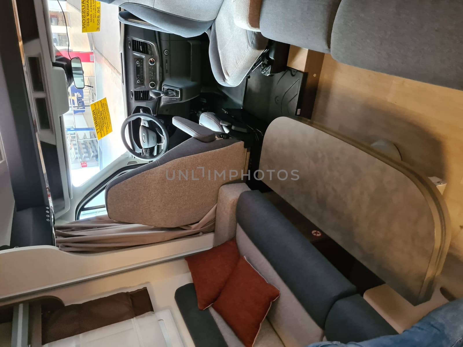 MUELHEIM RUHR  NRW  GERMANY -SEPTEMBER  13  2020: Muelheim Ruhr, Nrw, Germany-September 13, 2020:   Motorhomes and campers for sale or rent. Concept freedom, family holiday travel, vacation travel with camper.