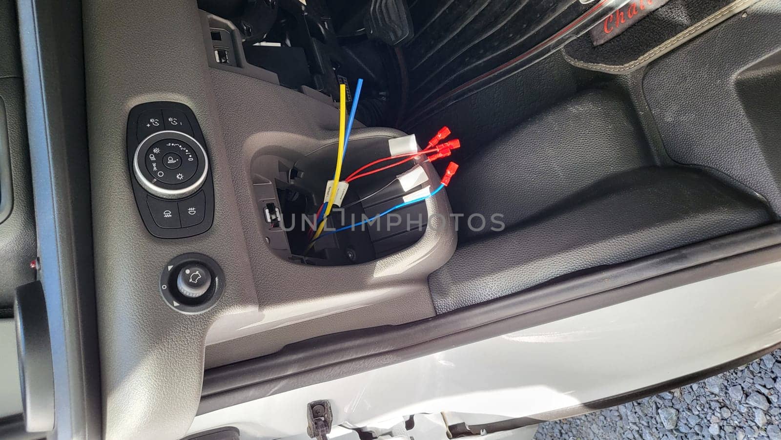 VELBERT, NRW, GERMANY - June 16, 2022: Installation of an additional air suspension in a mobile home to increase the load capacity