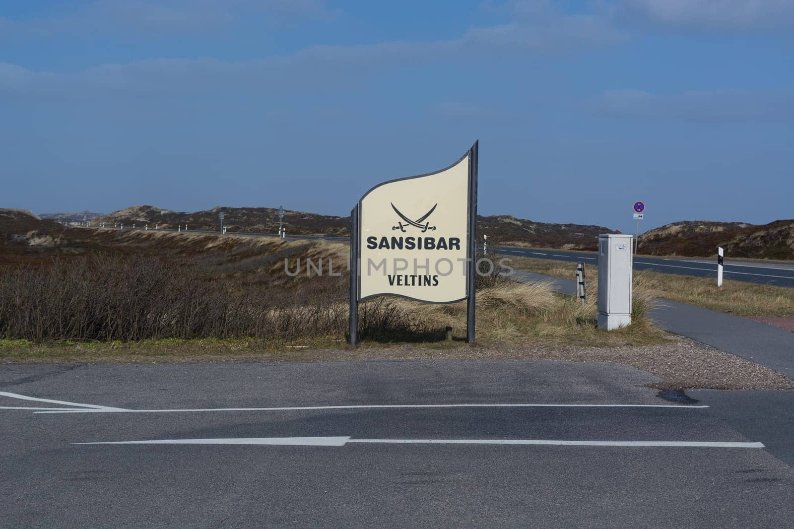 SYLT, GERMANY -MARCH  13, 2020: Sylt, Germany -March 13, 2020:  At the Beach bar Sansibar, Kampen, Sylt, North Frisia, Schleswig-Holstein, Germany, Europe