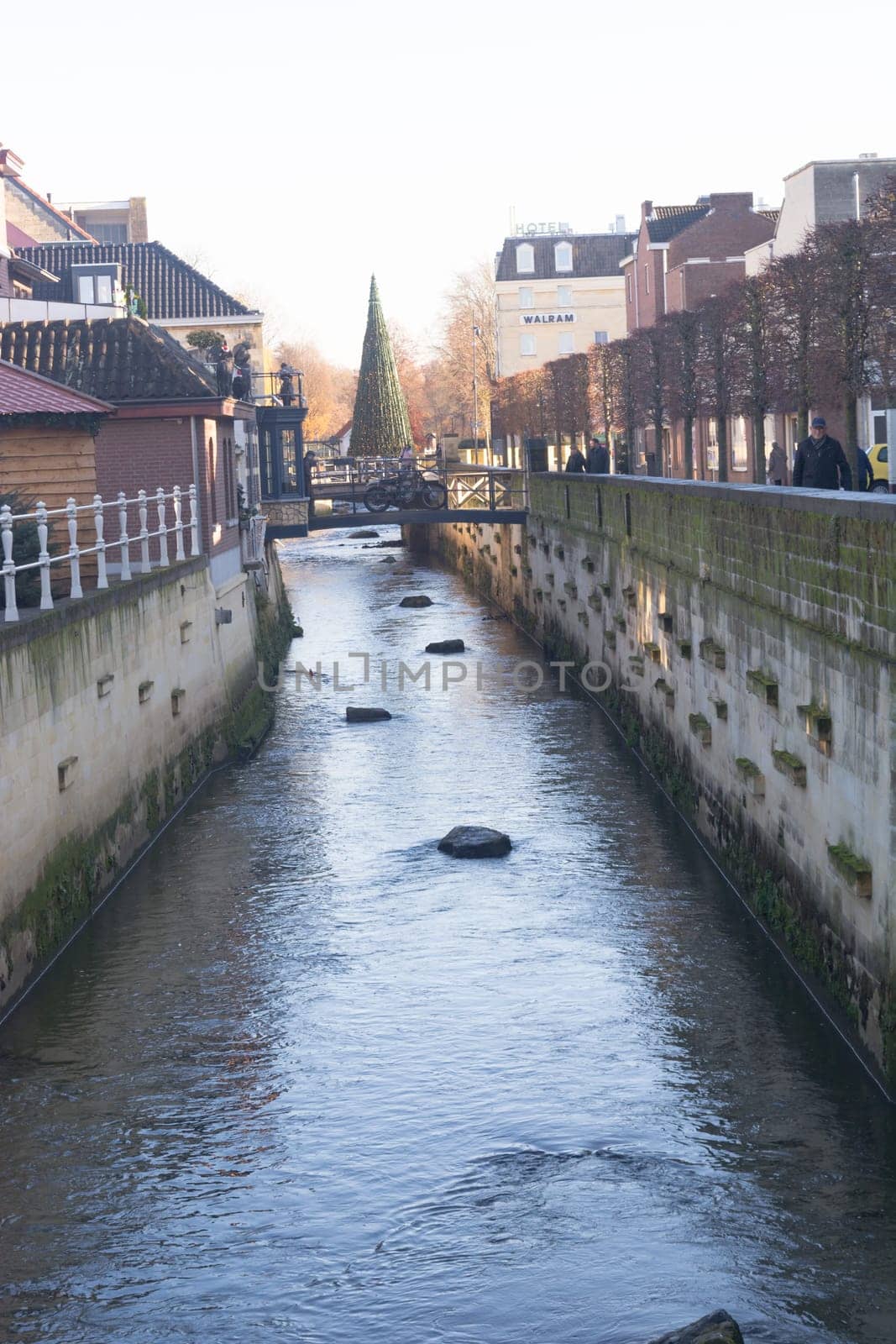 Valkenburg  NETHERLANDS - DECEMBER 04, 2019: Valkenburg, Netherlands - December 04, 2019: