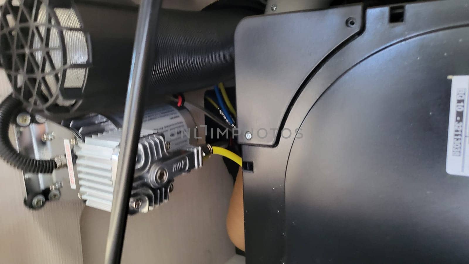 VELBERT, NRW, GERMANY - June 17, 2022: Shock absorbers and air springs, new car parts, spare parts for a mobile home