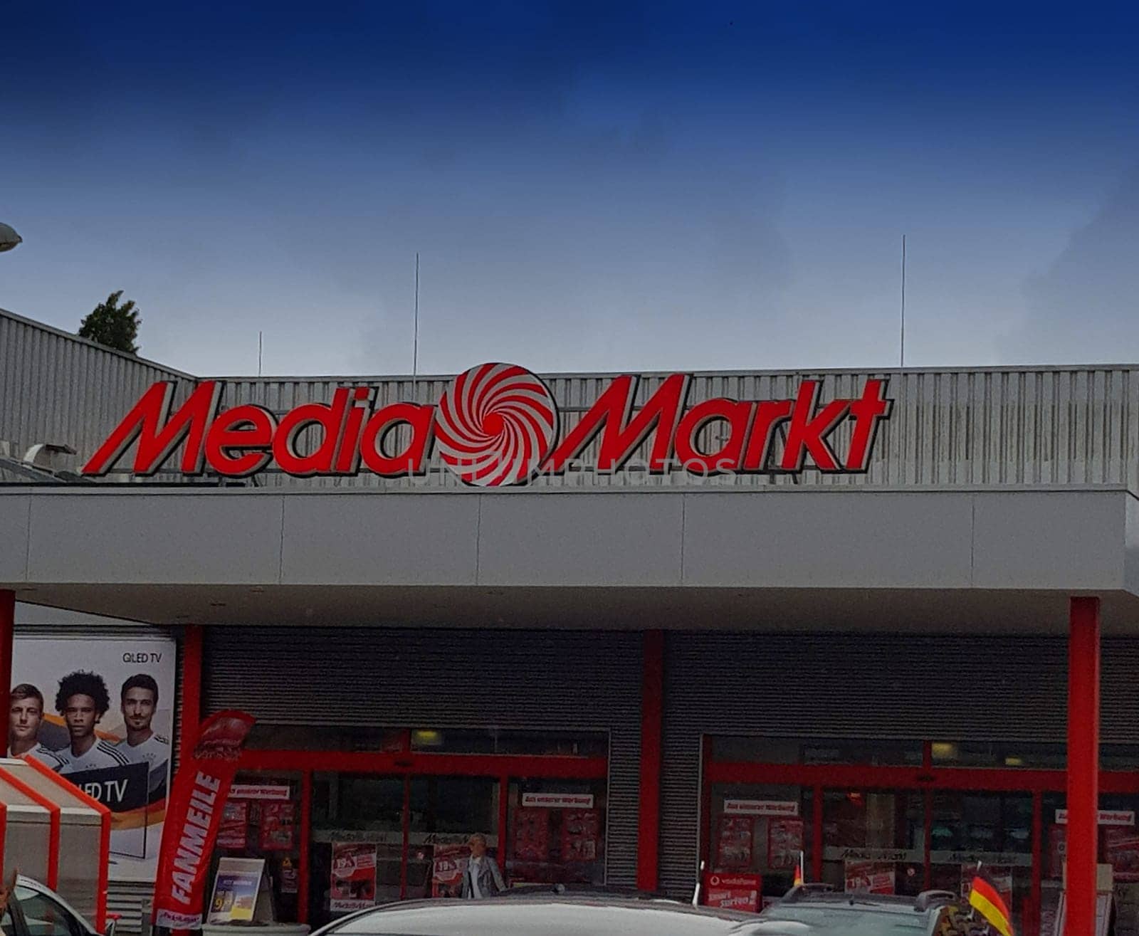 VELBERT, NRW, GERMANY - JUNE 13, 2018: Velbert, Nrw, Germany - June 13, 2018: Media Markt in Velbert in Germany. One of the largest German supermarket chains for entertainment electronics