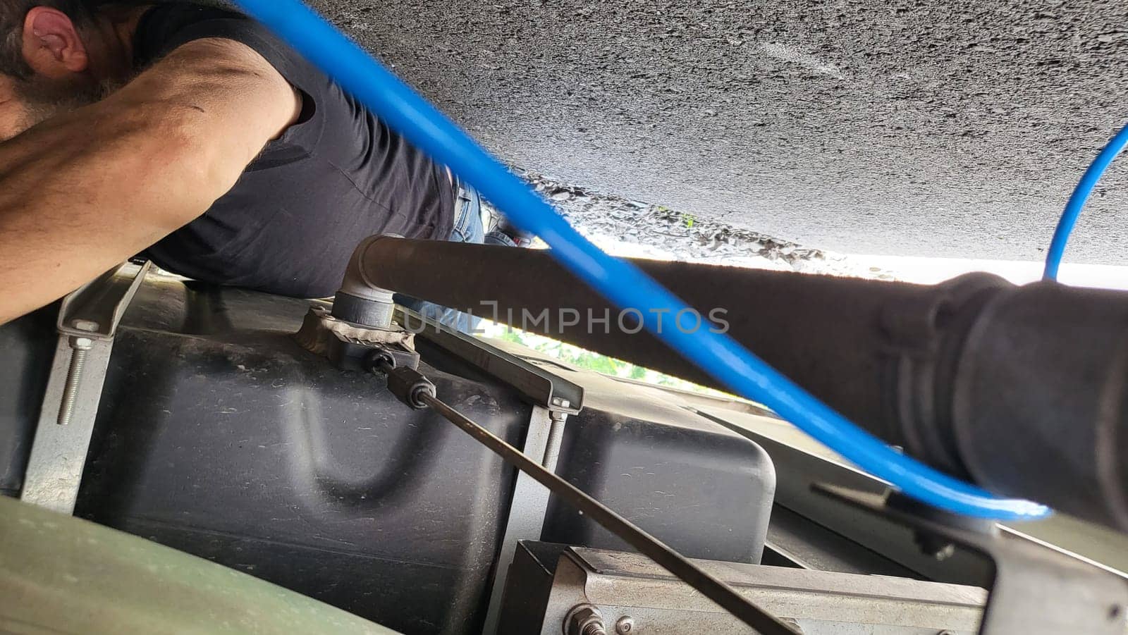 VELBERT, NRW, GERMANY - June 17, 2022: Shock absorbers and air springs, new car parts, spare parts for a mobile home