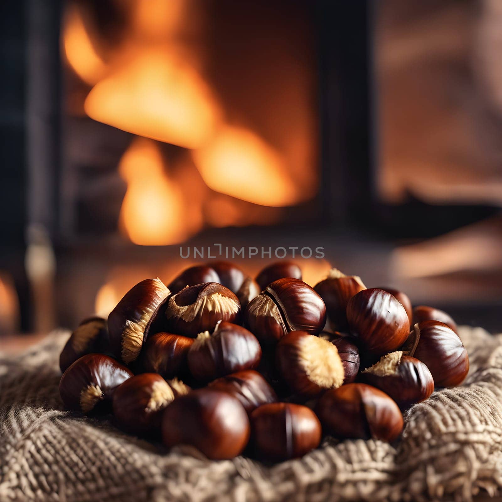 Chestnuts Roasting on a Cozy Hearth: Embracing the Warmth of Flickering Flames