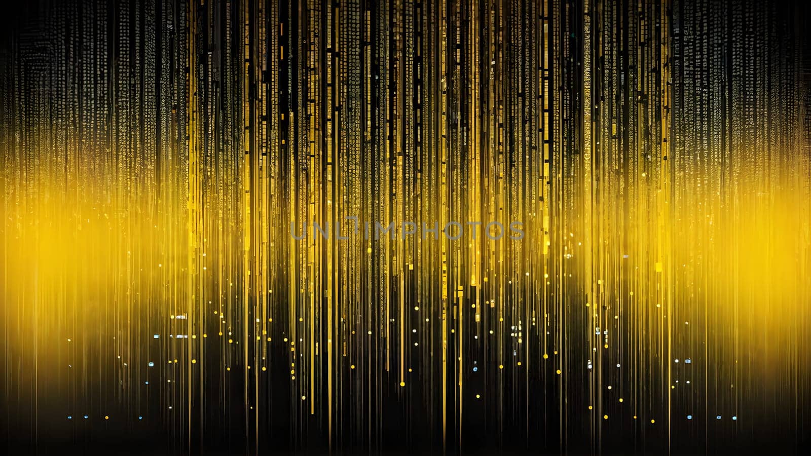 abstract animation of binary code cascading down like digital rain, representing data insights in monochromatic hues