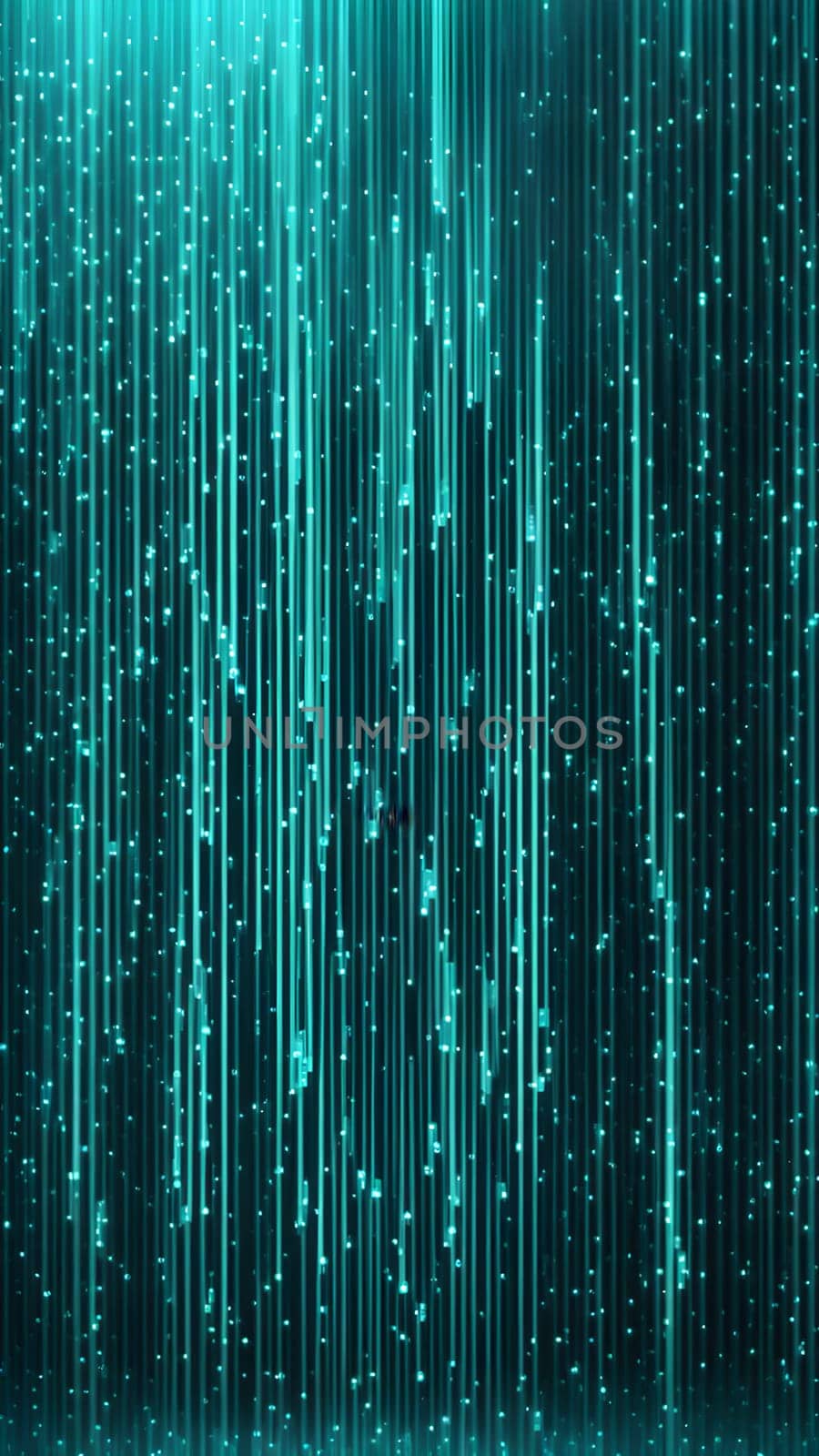 abstract animation of binary code cascading down like digital rain, representing data insights in monochromatic hues