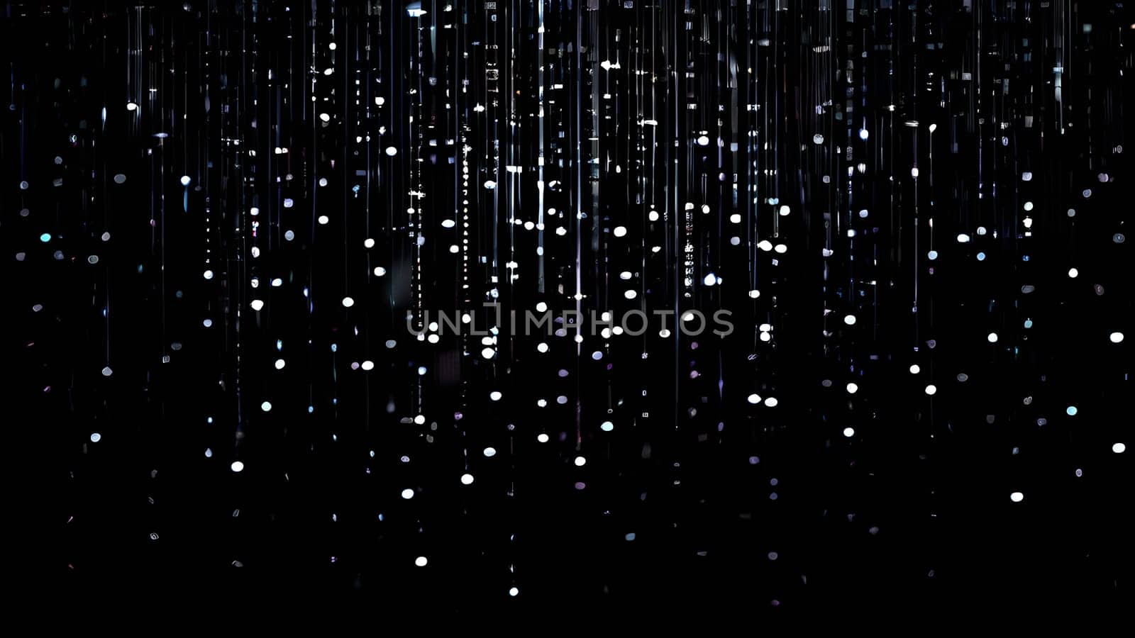 abstract animation of binary code cascading down like digital rain, representing data insights in monochromatic hues