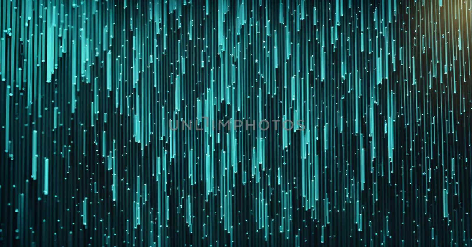abstract animation of binary code cascading down like digital rain, representing data insights in monochromatic hues