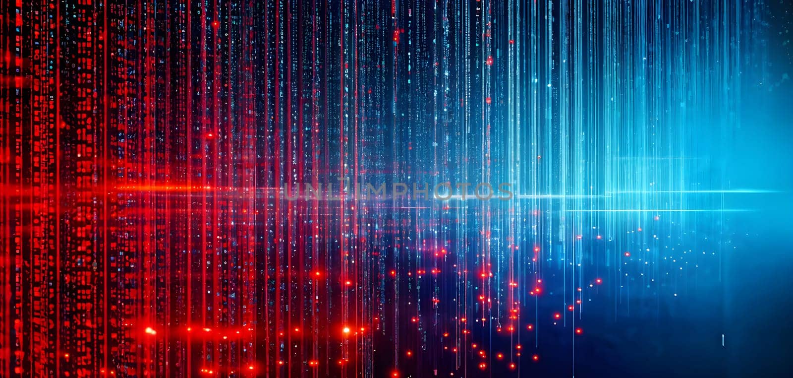 abstract animation of binary code cascading down like digital rain, representing data insights in monochromatic hues