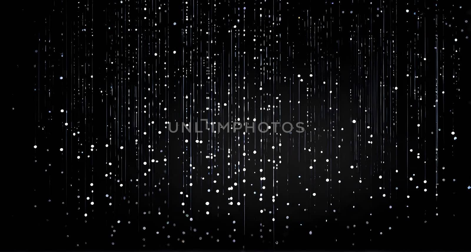 abstract animation of binary code cascading down like digital rain, representing data insights in monochromatic hues