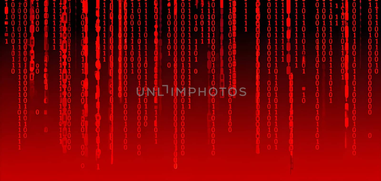 abstract animation of binary code cascading down like digital rain, representing data insights in monochromatic hues