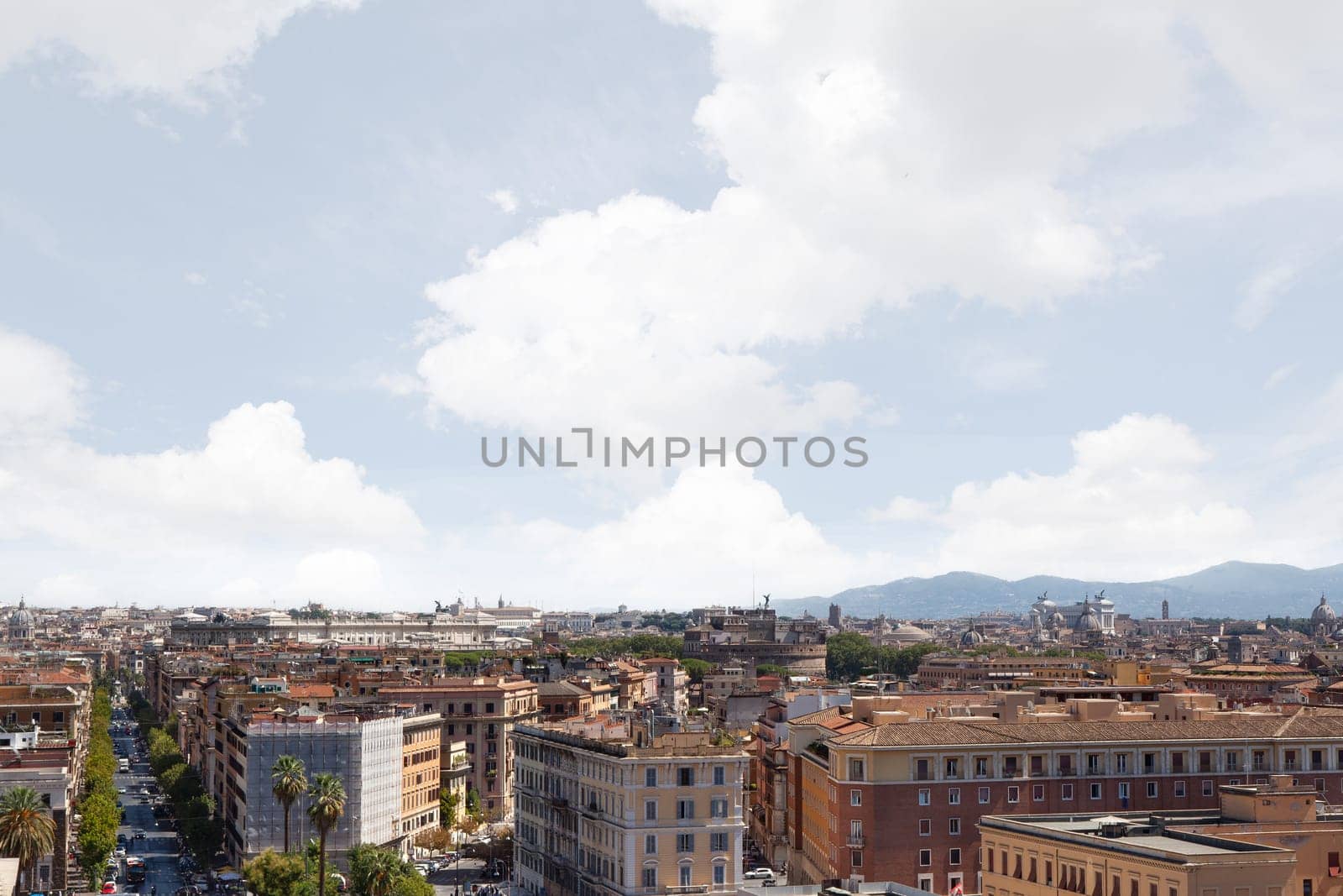 Roofs and terraces of Rome