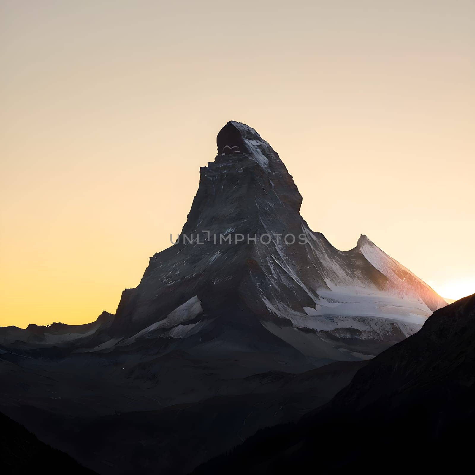 Switzerland’s Icon: The Matterhorn Glowing at Dusk