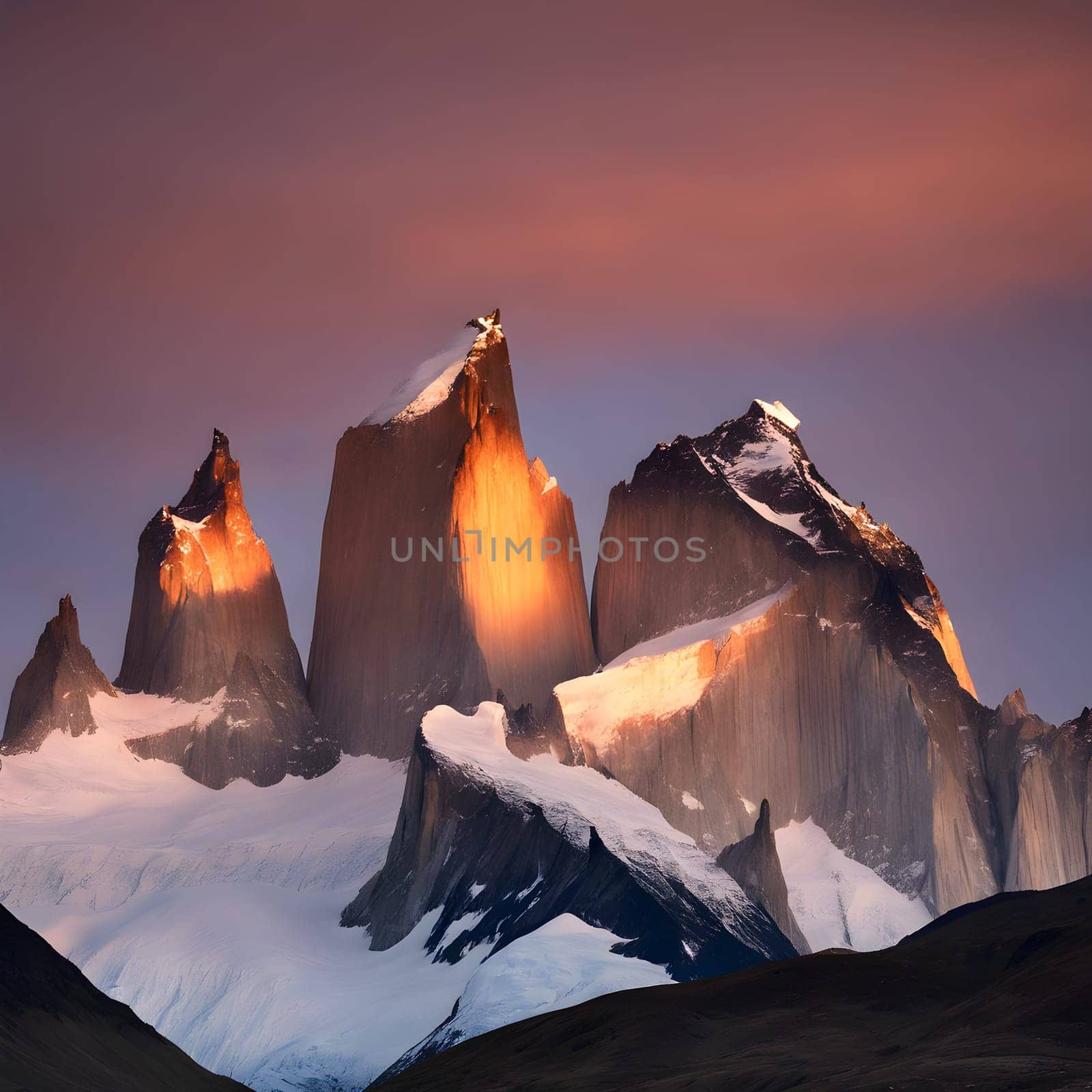Argentina’s Patagonia at Daybreak: Peaks in Splendor